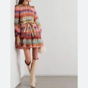 Nwt Zimmermann lovestruck stripe dress